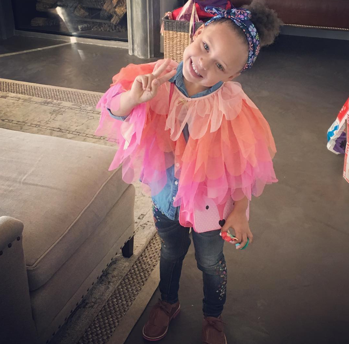 Future Fashionista: Riley Curry Styles Her Mother Head-To-Toe In Adorable Snapchats
